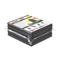 Мешки для мусора 160 л, серые, в пачке 10 шт., ПВД, 40 мкм, 900х1100 мм, i-Bag в Белорецке