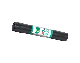 Мешки для мусора 160 л, черные, в рулоне 10 шт., ПВД, 25 мкм, 1100х800 мм, GRIFON, 101-031 в Белорецке