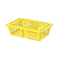 Ящик продуктовый универсальный желтый в Белорецке