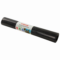 Мешки для мусора 240 л, черные, в рулоне 10 шт., ПВД 50 мкм, 1400х900 мм, LAIMA, 605337 в Белорецке