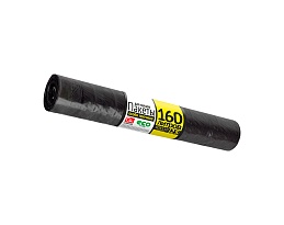 Мешки для мусора 160 л, черные, в рулоне 25 шт., ПВД, 40 мкм, 1100х800 мм, GRIFON, 101-030 в Белорецке