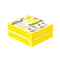 Мешки для мусора 160 л, желтые, в пачке 10 шт., ПВД, 40 мкм, 900х1100 мм, i-Bag в Белорецке
