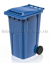 Контейнер для мусора 240 л голубой облегченный 240 голубой в Белорецке