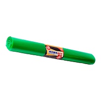 Мешки для мусора 180 л, зеленые, в рулоне 10 шт., ПВД, 50 мкм, 1100х900 мм, МЕШКОFF, 4458 в Белорецке